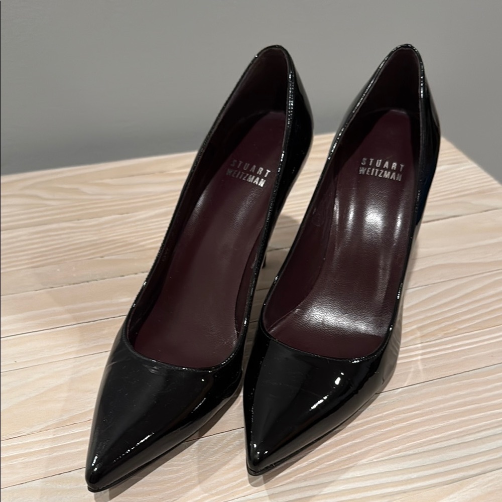 Stuart Weitzman Black Patent Leather Heels women’s size 7